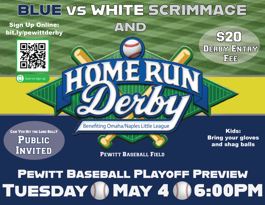 Home Run Derby and Blue and White Fundraiser