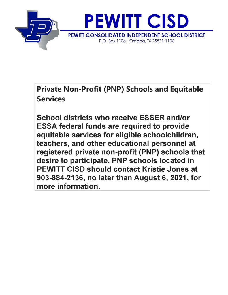 Private School Notice