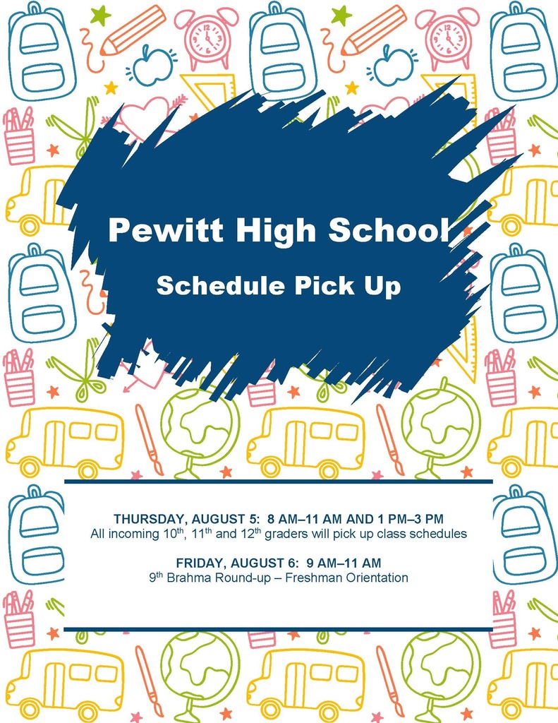HS Schedule Pick Up