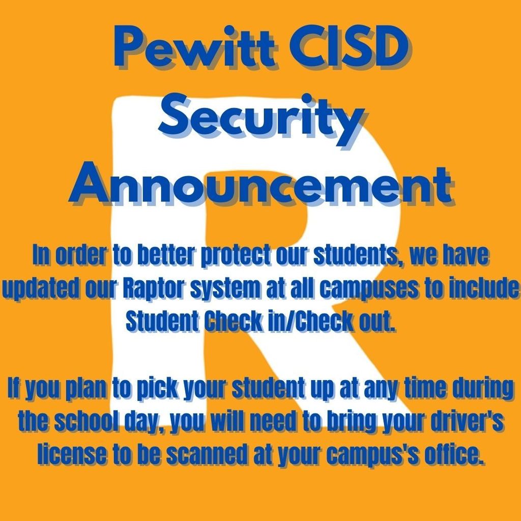 PCISD Security Announcement